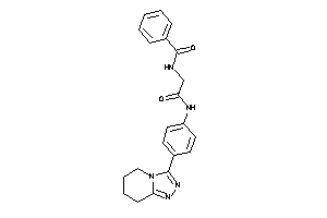 N-[2-keto-2-[4-(5,6,7,8-tetrahydro-[1,2,4]triazolo[4,3-a]pyridin-3-yl)anilino]ethyl]benzamide