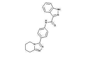 N-[4-(5,6,7,8-tetrahydro-[1,2,4]triazolo[4,3-a]pyridin-3-yl)phenyl]-1H-indazole-3-carboxamide