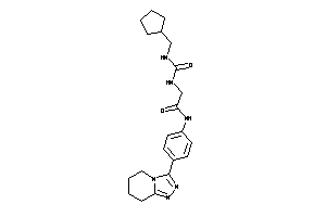 2-(cyclopentylmethylcarbamoylamino)-N-[4-(5,6,7,8-tetrahydro-[1,2,4]triazolo[4,3-a]pyridin-3-yl)phenyl]acetamide