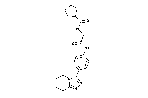 N-[2-keto-2-[4-(5,6,7,8-tetrahydro-[1,2,4]triazolo[4,3-a]pyridin-3-yl)anilino]ethyl]cyclopentanecarboxamide