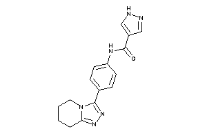 N-[4-(5,6,7,8-tetrahydro-[1,2,4]triazolo[4,3-a]pyridin-3-yl)phenyl]-1H-pyrazole-4-carboxamide