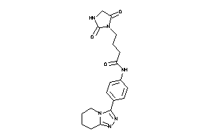 4-(2,5-diketoimidazolidin-1-yl)-N-[4-(5,6,7,8-tetrahydro-[1,2,4]triazolo[4,3-a]pyridin-3-yl)phenyl]butyramide