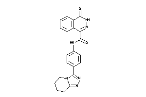 4-keto-N-[4-(5,6,7,8-tetrahydro-[1,2,4]triazolo[4,3-a]pyridin-3-yl)phenyl]-3H-phthalazine-1-carboxamide