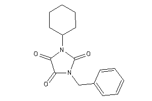 1-benzyl-3-cyclohexyl-imidazolidine-2,4,5-trione