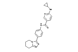 6-(cyclopropylamino)-N-[4-(5,6,7,8-tetrahydro-[1,2,4]triazolo[4,3-a]pyridin-3-yl)phenyl]nicotinamide