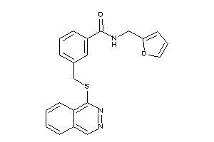 N-(2-furfuryl)-3-[(phthalazin-1-ylthio)methyl]benzamide