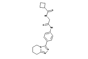 N-[2-keto-2-[4-(5,6,7,8-tetrahydro-[1,2,4]triazolo[4,3-a]pyridin-3-yl)anilino]ethyl]cyclobutanecarboxamide