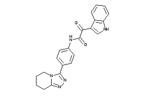 2-(1H-indol-3-yl)-2-keto-N-[4-(5,6,7,8-tetrahydro-[1,2,4]triazolo[4,3-a]pyridin-3-yl)phenyl]acetamide