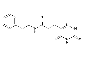 3-(3,5-diketo-2H-1,2,4-triazin-6-yl)-N-phenethyl-propionamide