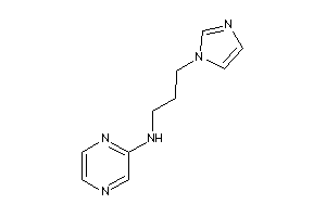 3-imidazol-1-ylpropyl(pyrazin-2-yl)amine