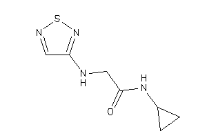 N-cyclopropyl-2-(1,2,5-thiadiazol-3-ylamino)acetamide