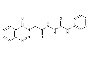 1-[[2-(4-keto-1,2,3-benzotriazin-3-yl)acetyl]amino]-3-phenyl-thiourea