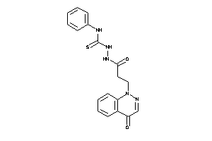 1-[3-(4-ketocinnolin-1-yl)propanoylamino]-3-phenyl-thiourea