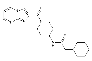 2-cyclohexyl-N-[1-(imidazo[1,2-a]pyrimidine-2-carbonyl)-4-piperidyl]acetamide