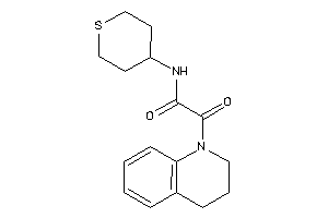 2-(3,4-dihydro-2H-quinolin-1-yl)-2-keto-N-tetrahydrothiopyran-4-yl-acetamide