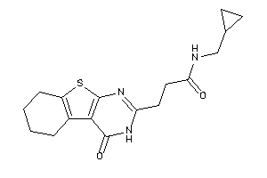 N-(cyclopropylmethyl)-3-(4-keto-5,6,7,8-tetrahydro-3H-benzothiopheno[2,3-d]pyrimidin-2-yl)propionamide