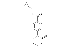 N-(cyclopropylmethyl)-4-(2-ketopiperidino)benzamide