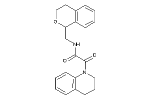 2-(3,4-dihydro-2H-quinolin-1-yl)-N-(isochroman-1-ylmethyl)-2-keto-acetamide