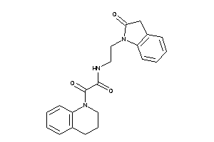 2-(3,4-dihydro-2H-quinolin-1-yl)-2-keto-N-[2-(2-ketoindolin-1-yl)ethyl]acetamide