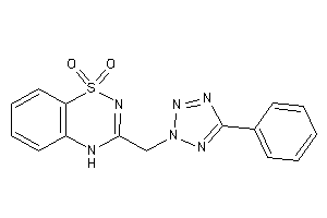 Image of 3-[(5-phenyltetrazol-2-yl)methyl]-4H-benzo[e][1,2,4]thiadiazine 1,1-dioxide