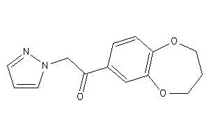 1-(3,4-dihydro-2H-1,5-benzodioxepin-7-yl)-2-pyrazol-1-yl-ethanone