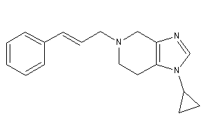 5-cinnamyl-1-cyclopropyl-6,7-dihydro-4H-imidazo[4,5-c]pyridine