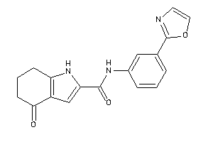 4-keto-N-(3-oxazol-2-ylphenyl)-1,5,6,7-tetrahydroindole-2-carboxamide