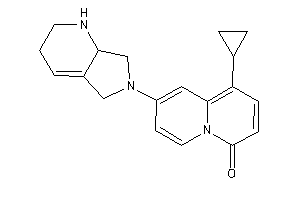 8-(1,2,3,5,7,7a-hexahydropyrrolo[3,4-b]pyridin-6-yl)-1-cyclopropyl-quinolizin-4-one