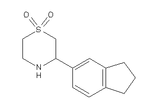 3-indan-5-yl-1,4-thiazinane 1,1-dioxide