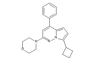 4-(7-cyclobutyl-4-phenyl-pyrrolo[2,1-f]pyridazin-2-yl)morpholine