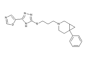 5-[5-[3-(1-phenyl-4-azabicyclo[4.1.0]heptan-4-yl)propylthio]-4H-1,2,4-triazol-3-yl]oxazole