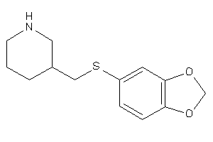 3-[(1,3-benzodioxol-5-ylthio)methyl]piperidine