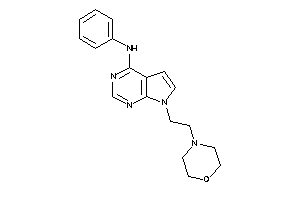 [7-(2-morpholinoethyl)pyrrolo[2,3-d]pyrimidin-4-yl]-phenyl-amine