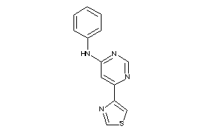 Phenyl-(6-thiazol-4-ylpyrimidin-4-yl)amine