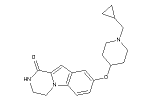 Image of 8-[[1-(cyclopropylmethyl)-4-piperidyl]oxy]-3,4-dihydro-2H-pyrazino[1,2-a]indol-1-one