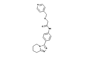 2-(4-pyridylmethylthio)-N-[4-(5,6,7,8-tetrahydro-[1,2,4]triazolo[4,3-a]pyridin-3-yl)phenyl]acetamide