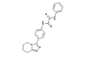 N-phenyl-N'-[4-(5,6,7,8-tetrahydro-[1,2,4]triazolo[4,3-a]pyridin-3-yl)phenyl]oxamide