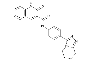 2-keto-N-[4-(5,6,7,8-tetrahydro-[1,2,4]triazolo[4,3-a]pyridin-3-yl)phenyl]-1H-quinoline-3-carboxamide