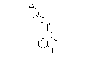 1-cyclopropyl-3-[3-(4-ketocinnolin-1-yl)propanoylamino]thiourea