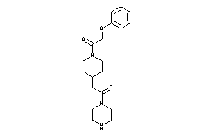 Image of 1-[4-(2-keto-2-piperazino-ethyl)piperidino]-2-phenoxy-ethanone