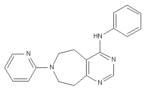 Phenyl-[7-(2-pyridyl)-5,6,8,9-tetrahydropyrimido[4,5-d]azepin-4-yl]amine