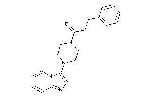 Image of 1-(4-imidazo[1,2-a]pyridin-3-ylpiperazino)-3-phenyl-propan-1-one