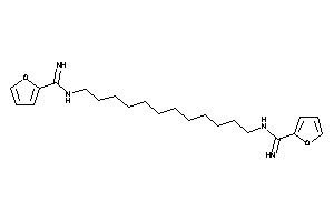N-[12-(furan-2-carboximidoylamino)dodecyl]furan-2-carboxamidine