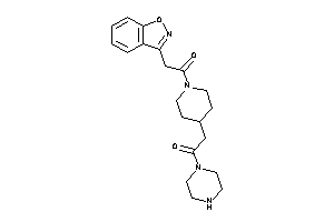 2-[1-(2-indoxazen-3-ylacetyl)-4-piperidyl]-1-piperazino-ethanone