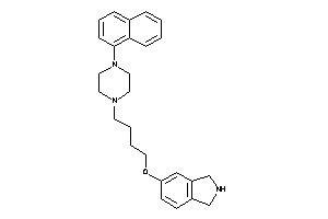 5-[4-[4-(1-naphthyl)piperazino]butoxy]isoindoline