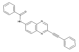 N-[2-(2-phenylethynyl)quinoxalin-6-yl]benzamide