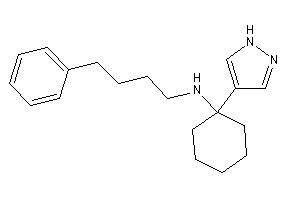 Image of 4-phenylbutyl-[1-(1H-pyrazol-4-yl)cyclohexyl]amine
