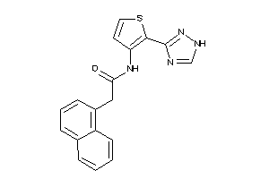 2-(1-naphthyl)-N-[2-(1H-1,2,4-triazol-3-yl)-3-thienyl]acetamide