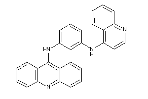 Acridin-9-yl-[3-(4-quinolylamino)phenyl]amine