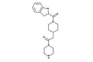 2-[1-(2,3-dihydrobenzothiophene-2-carbonyl)-4-piperidyl]-1-piperazino-ethanone
